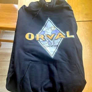 Orval brewing hoodies size xxl only worn once. Rare Trappist brewery hoodie.